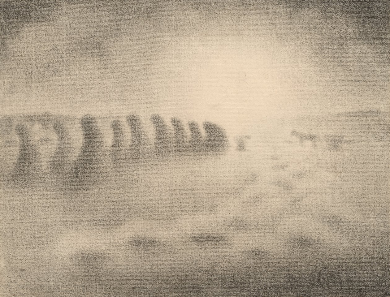 Konec sklizně od Charles Angrand