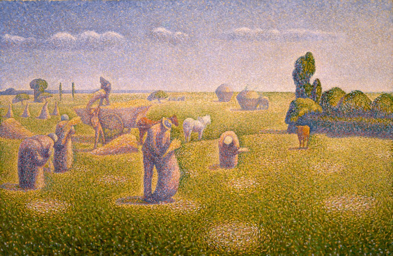 The Harvesters, 1892 od Charles Angrand