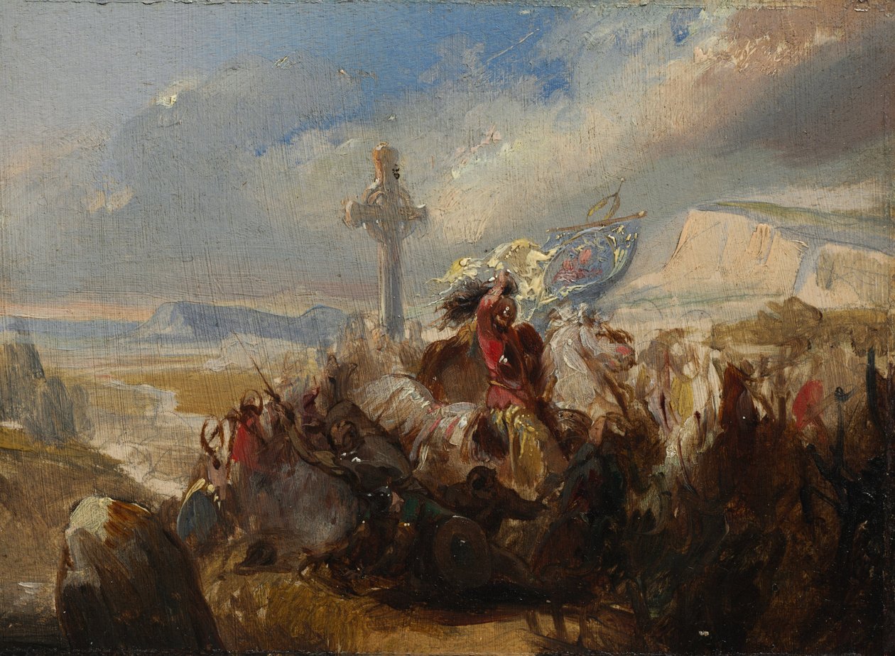 Bitva u Poitiers, 25. října 732 od Charles Auguste Steuben
