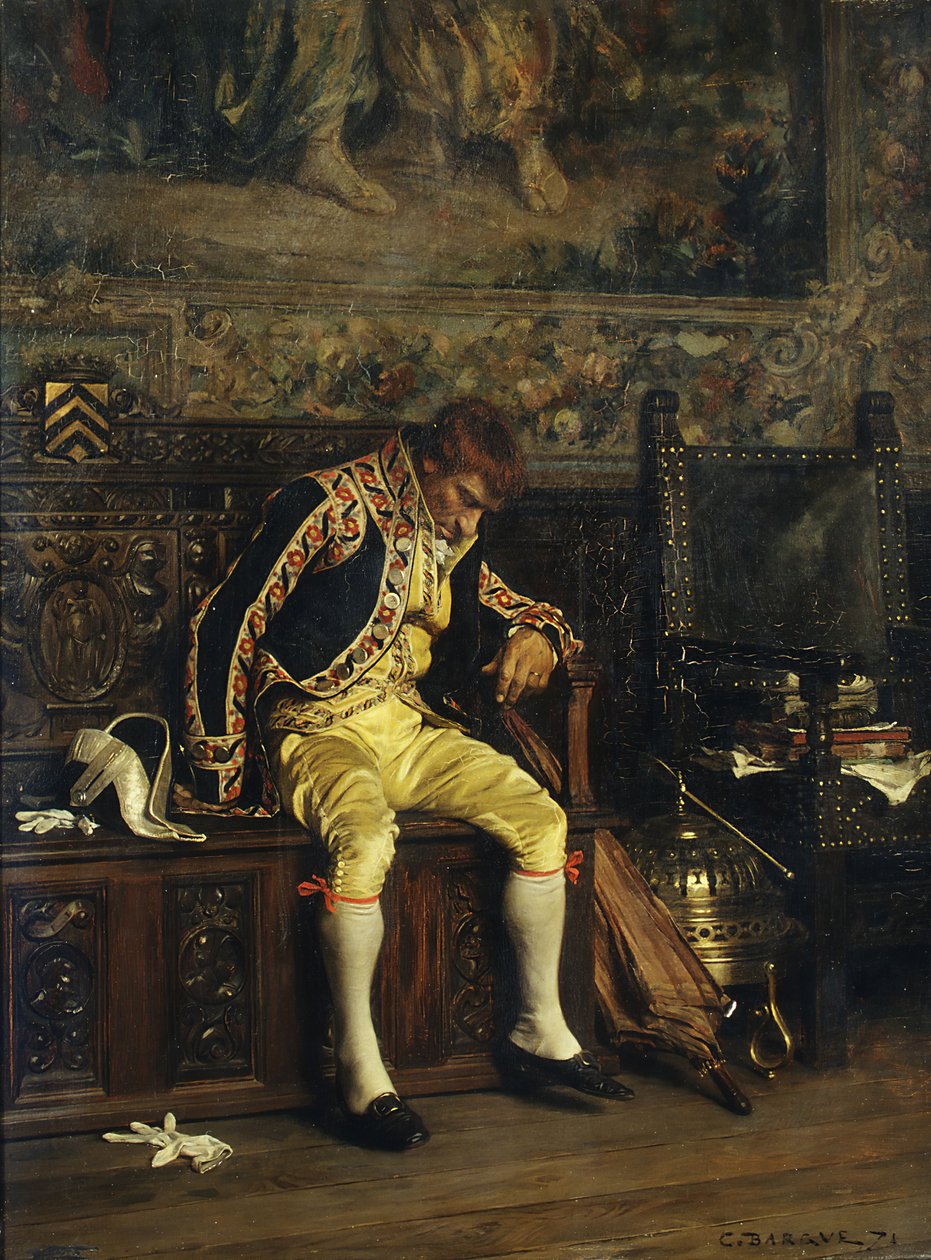 Spící pěšák, 1871. od Charles Bargue