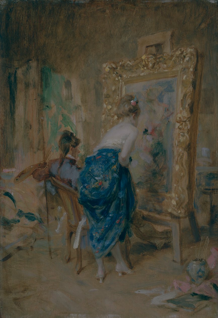 „Umělcův model“, 1874. od Charles Bargue