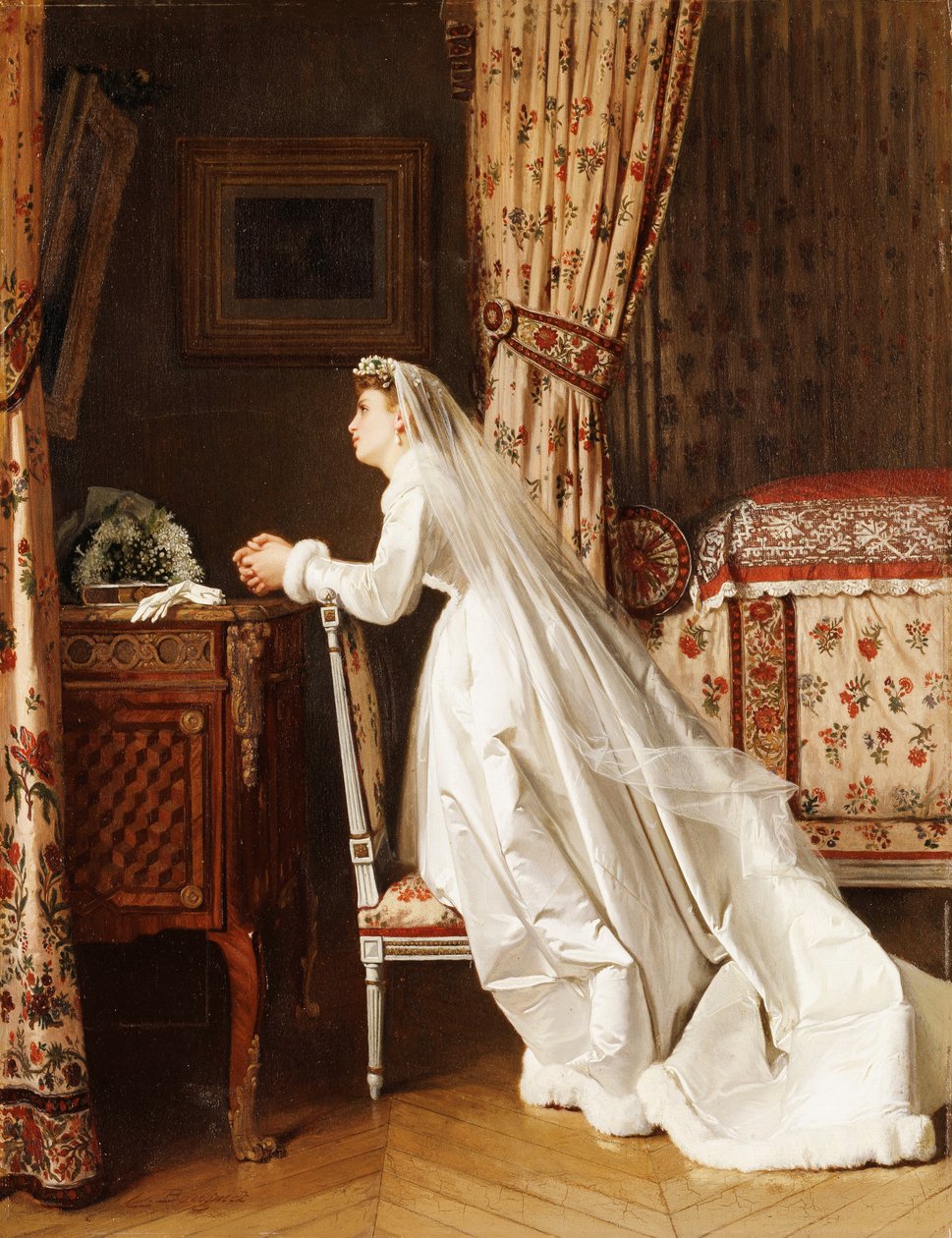 Nevěsta, od Charles Baugniet