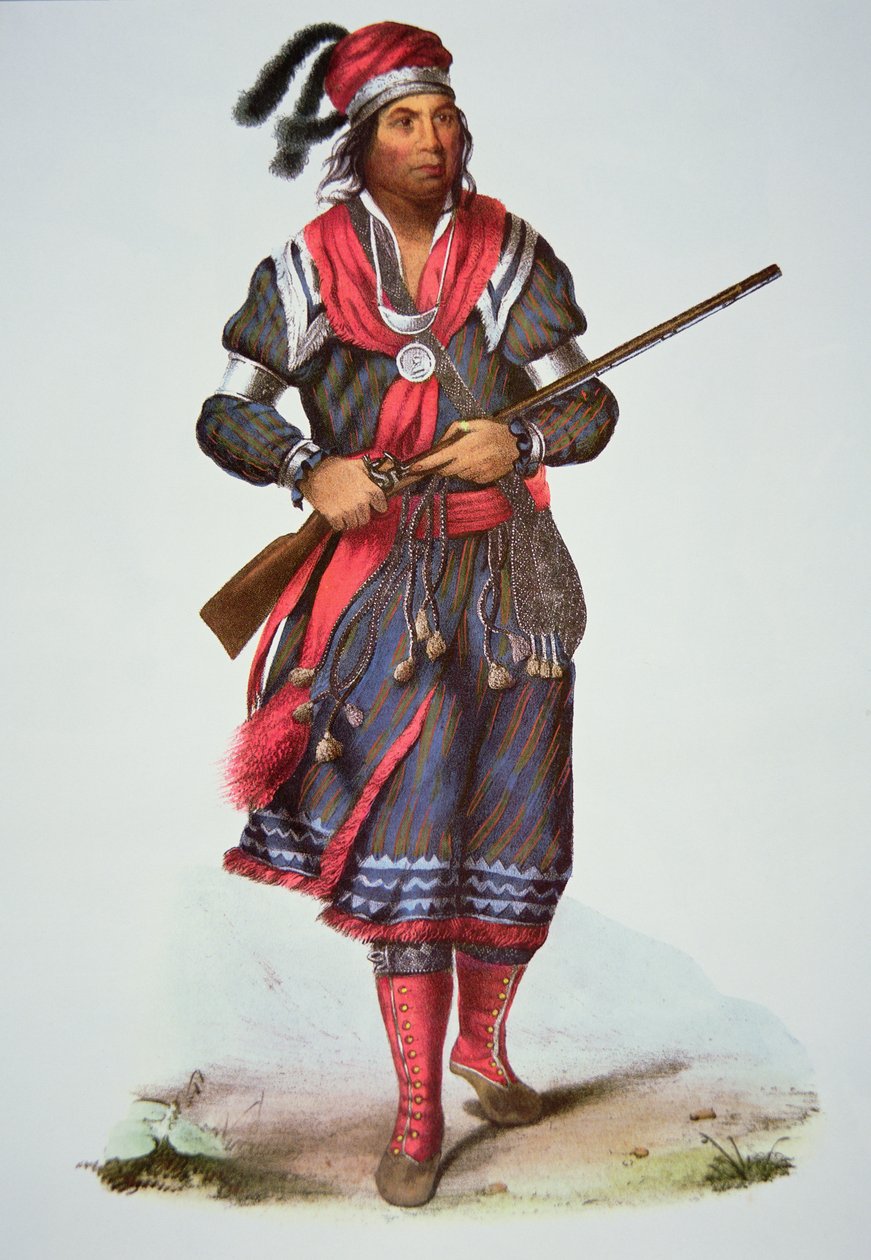 Náčelník Tukosi Mathal od Charles Bird King