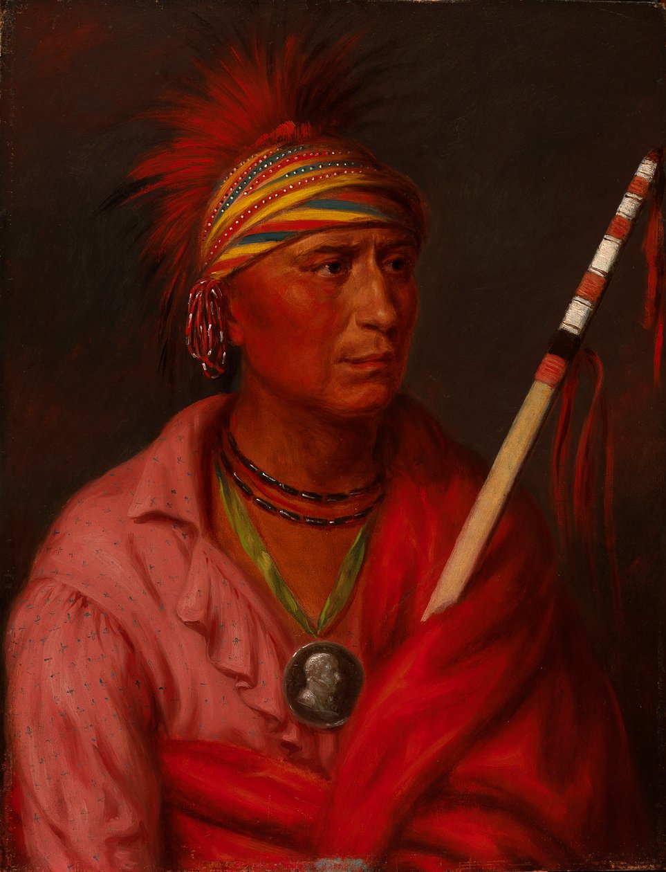 The Hair R.T. Nanche se narodil v roce 1837. od Charles Bird King