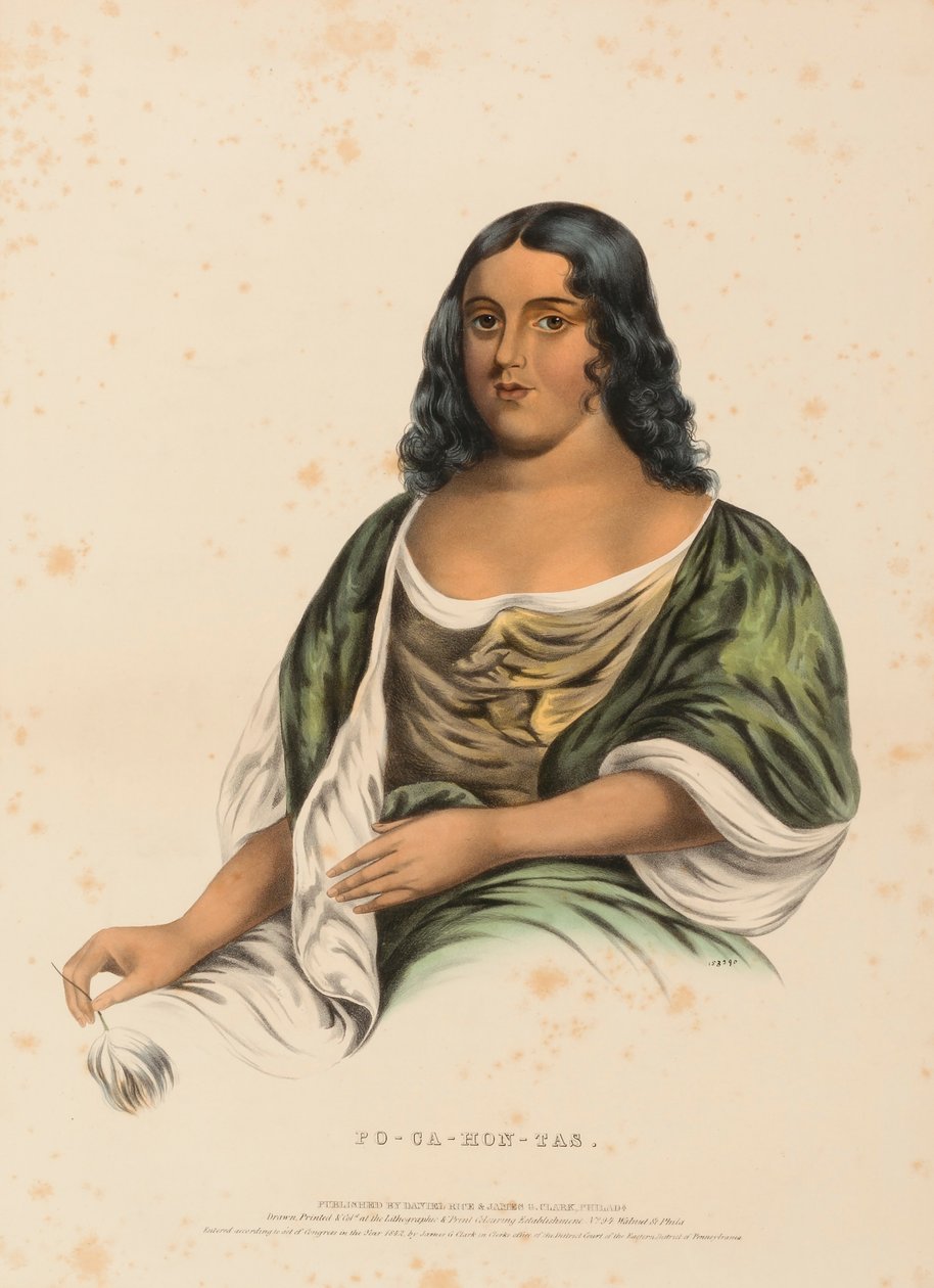 PO-CA-HON-TAS. od Charles Bird King