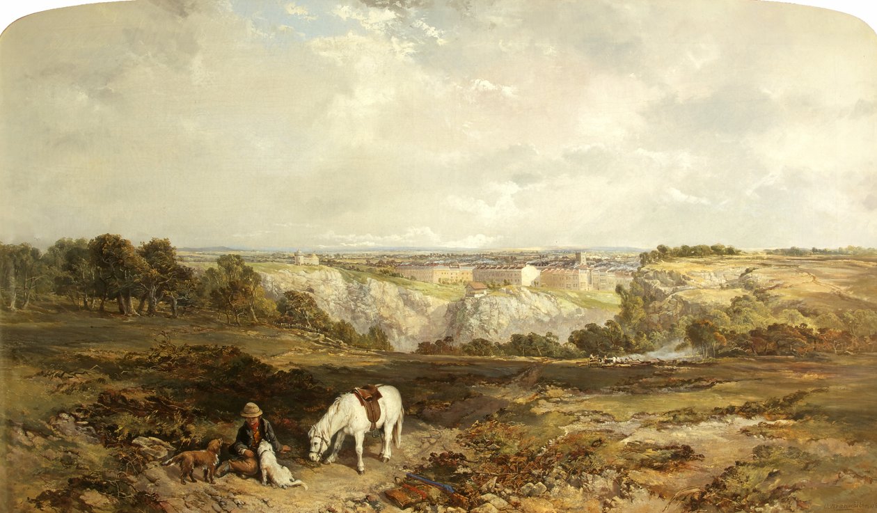 Clifton v roce 1848 od Charles Branwhite