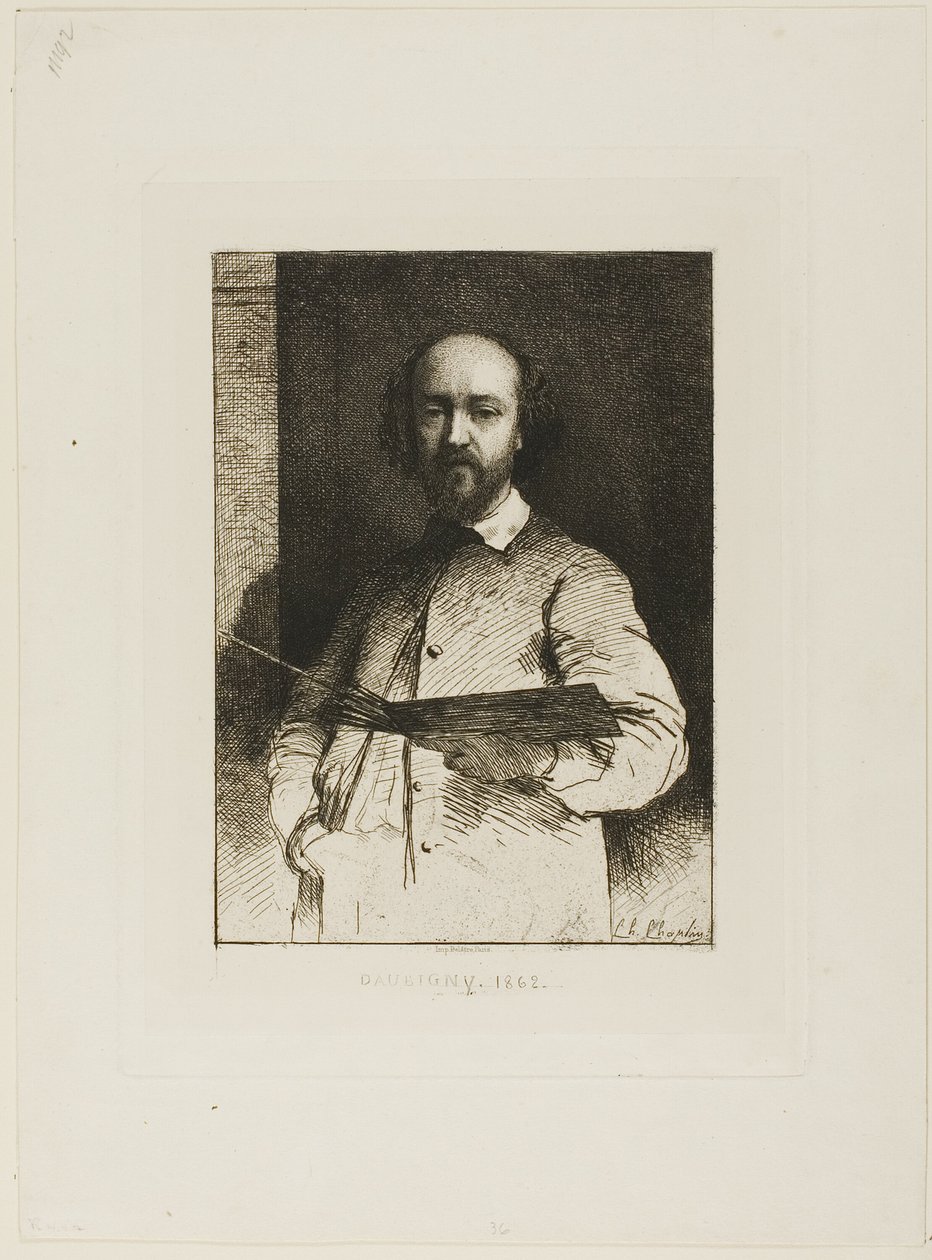 Portrét Daubigny od Charles Chaplin