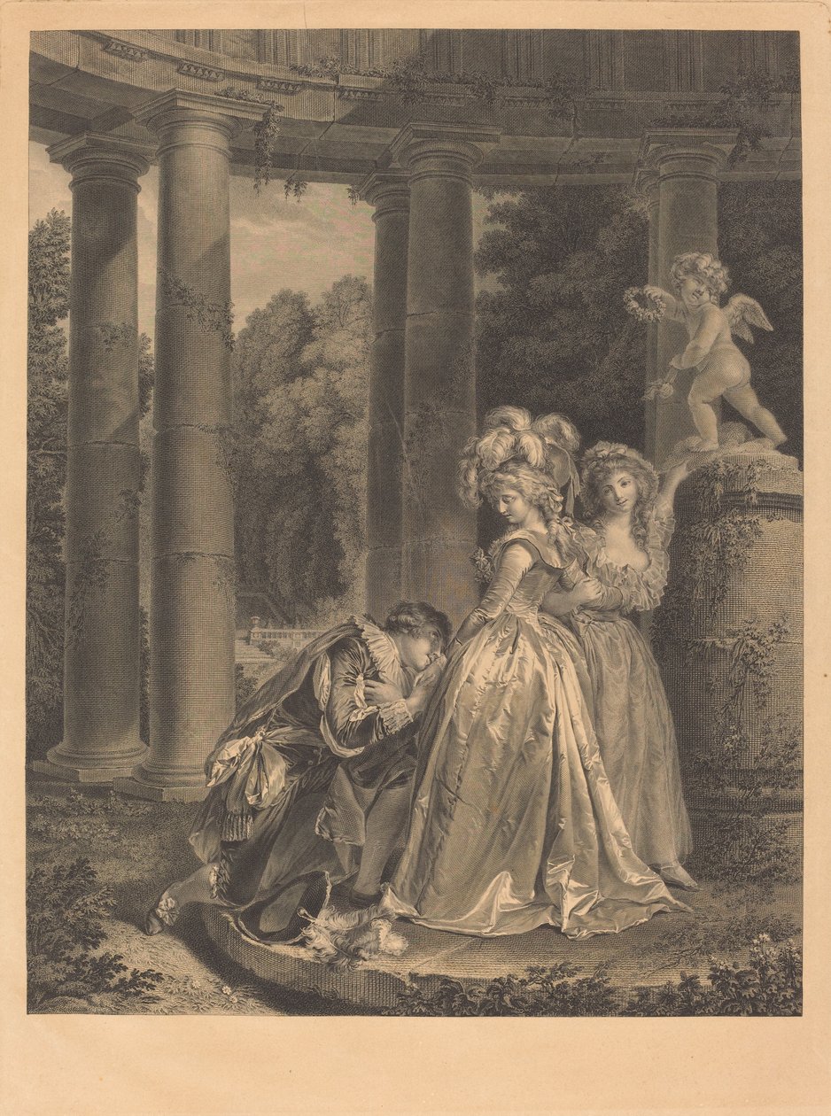 Prohlášení od Charles Clement Bervic after Louis Rolland Trinquesse