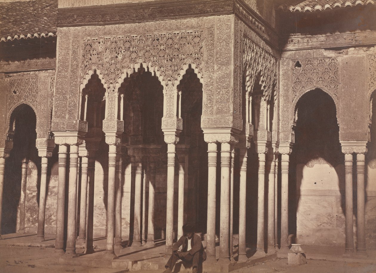 Nádvoří, Alhambra od Charles Clifford