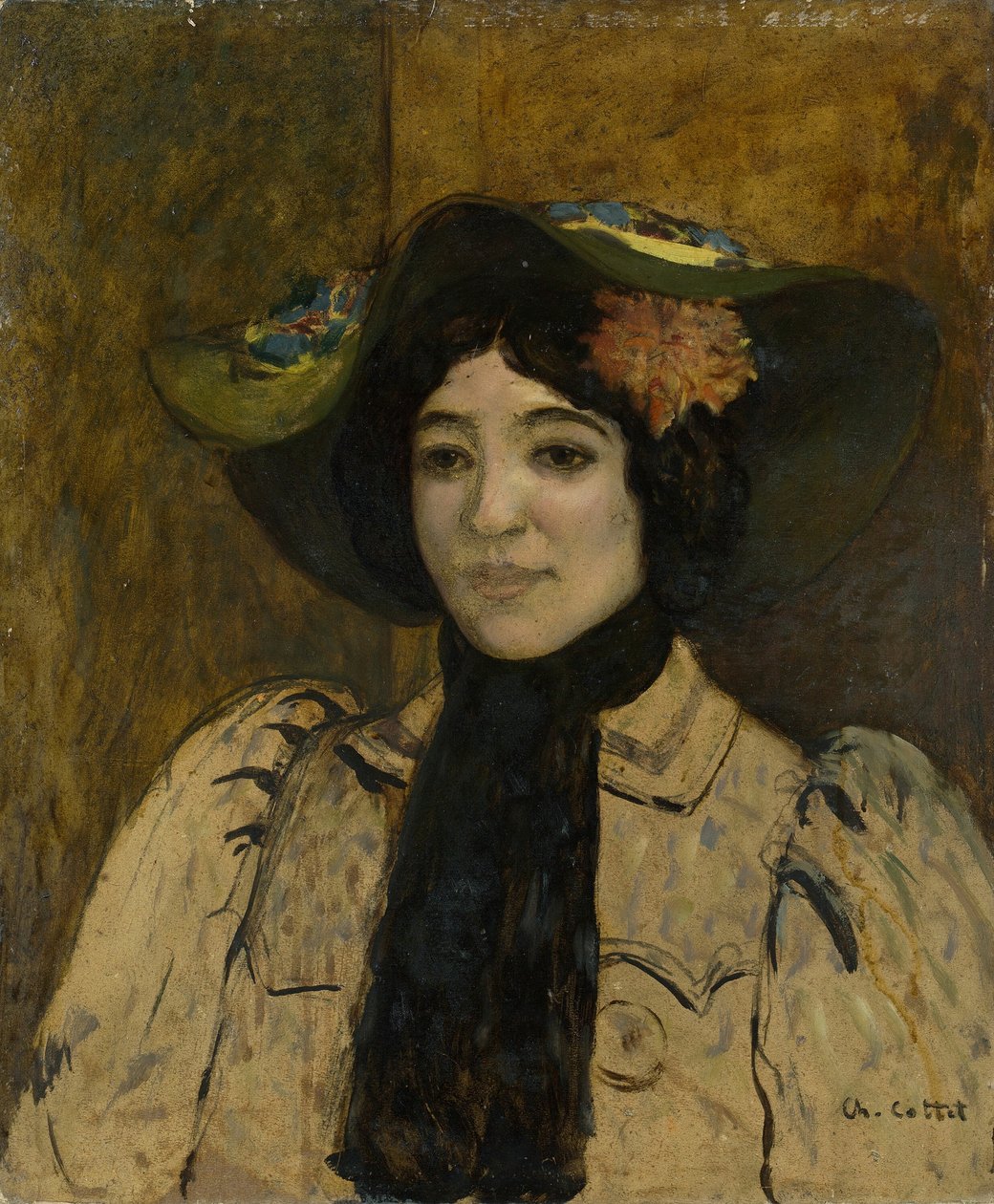 Portrét ženy, c. 1900. od Charles Cottet