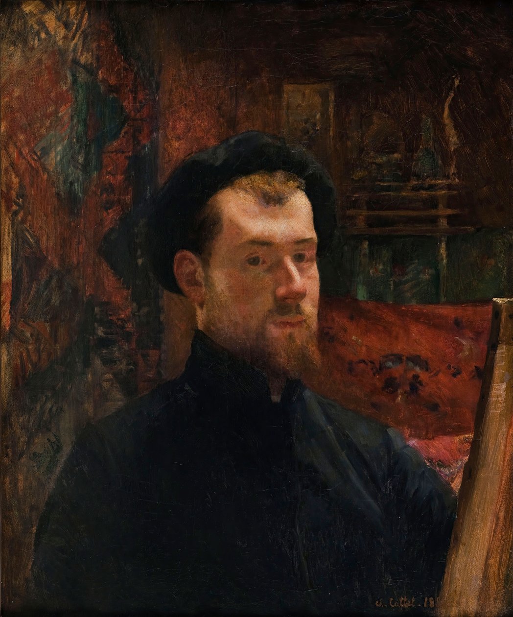 Autoportrét, c. 1886-1888. od Charles Cottet