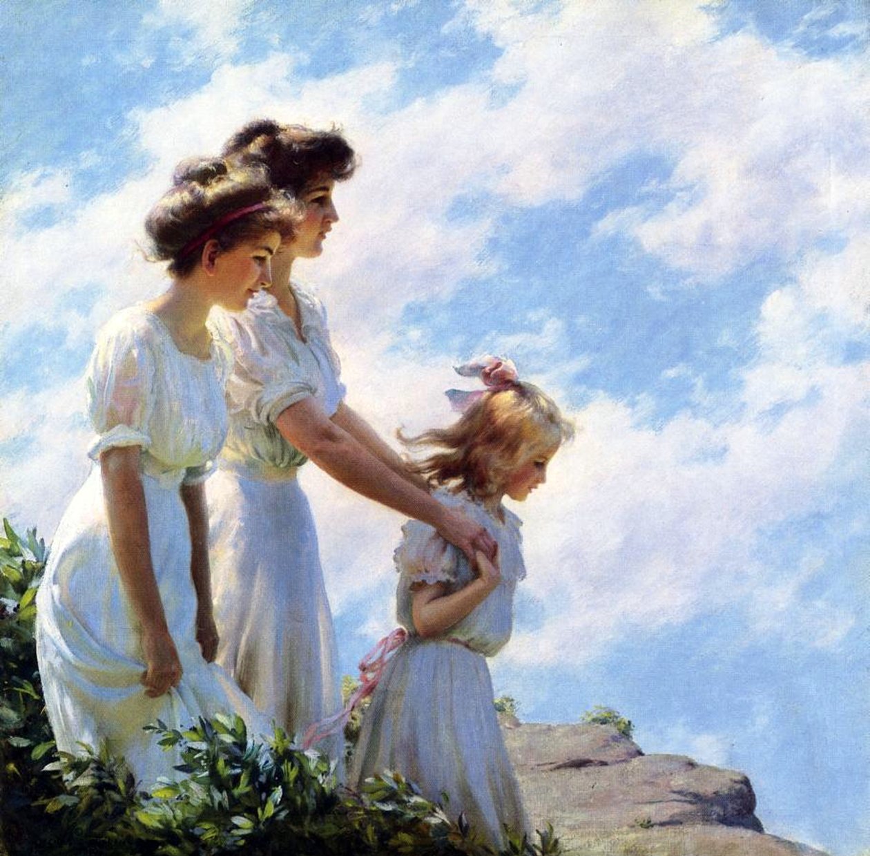 Na útesu od Charles Courtney Curran