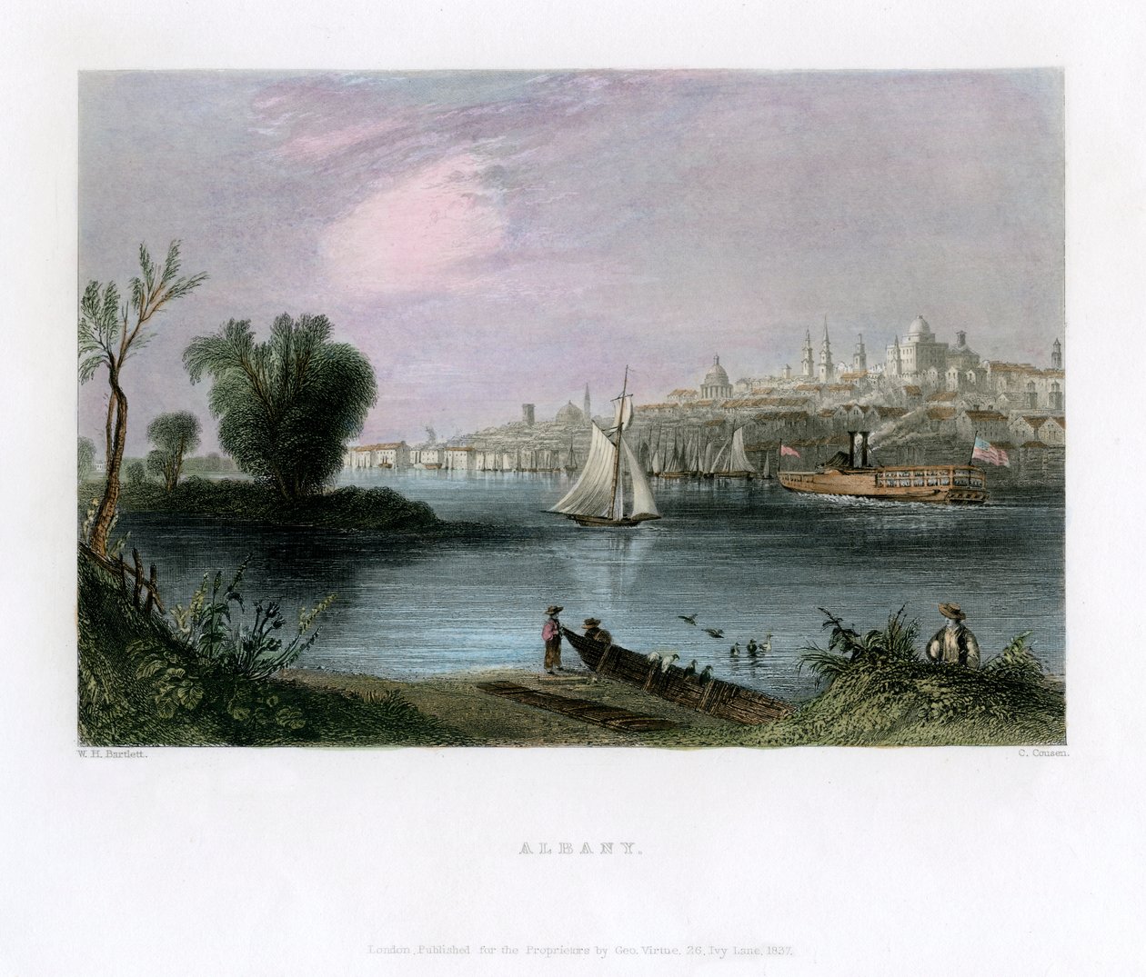 Albany, New York, USA, 1837. od Charles Cousen