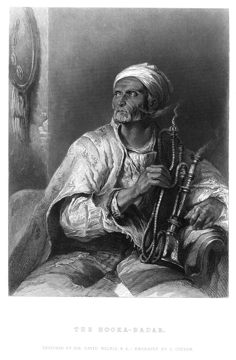 Hooka-Badar, c1820-1850. od Charles Cousen