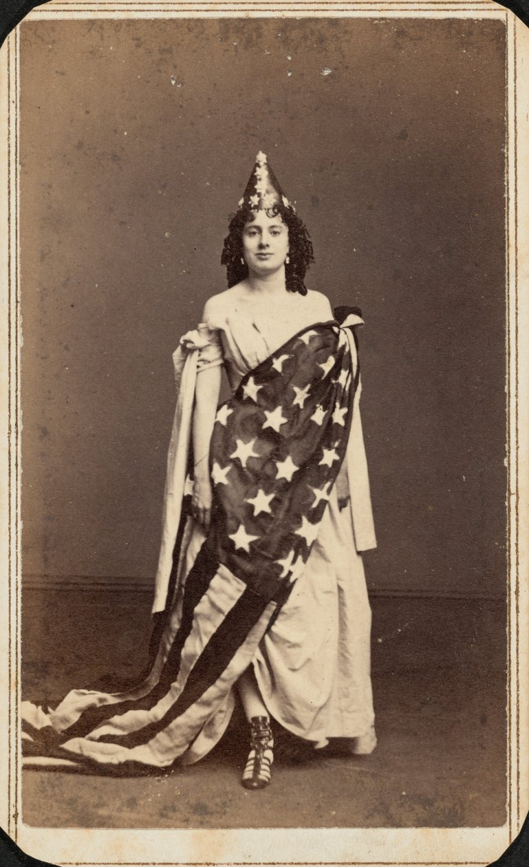 Isabelle "Belle" Freeman, asi 1860 (foto) od Charles D. Fredricks