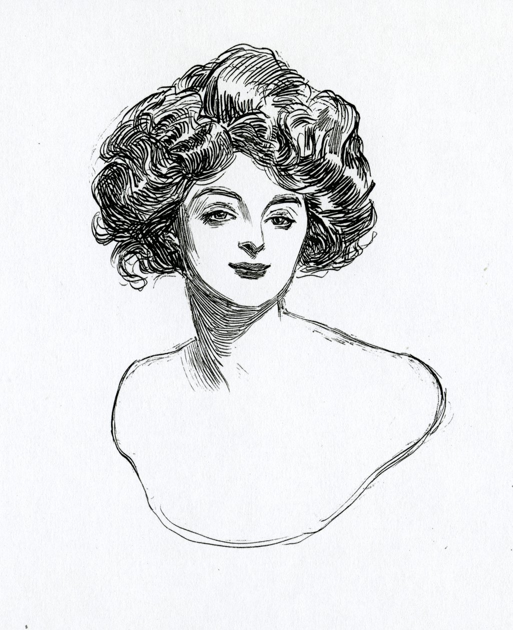 Gibson Girl, kolem roku 1902 od Charles Dana Gibson