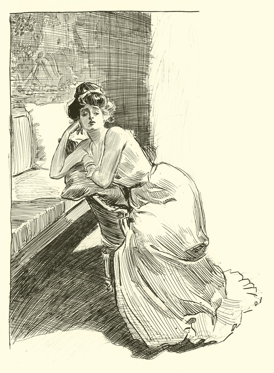 Ilustrace pro The Social Ladder od Charles Dana Gibson