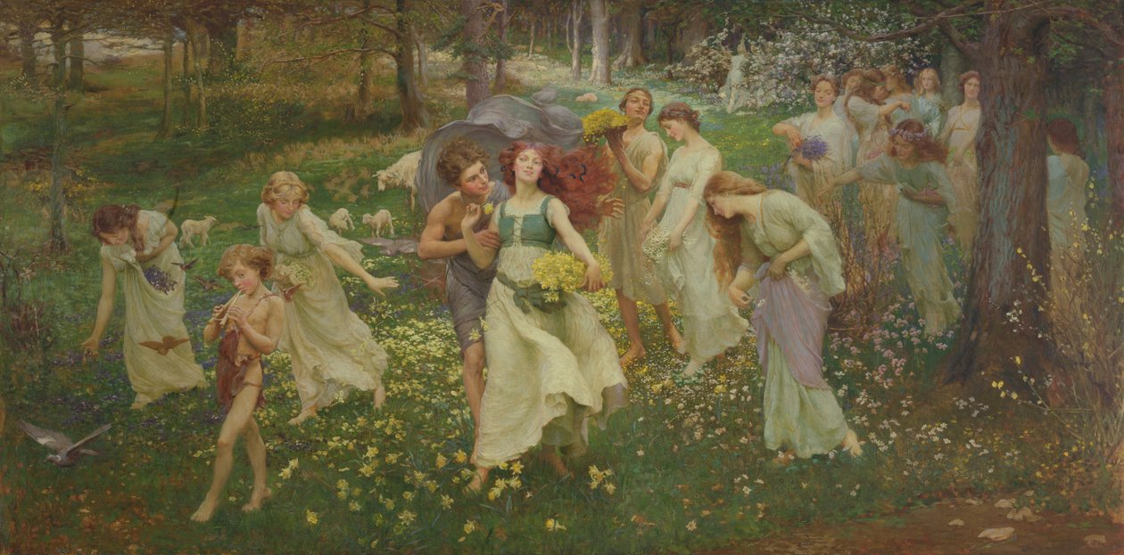 Průběh jara, 1905 od Charles Daniel Ward