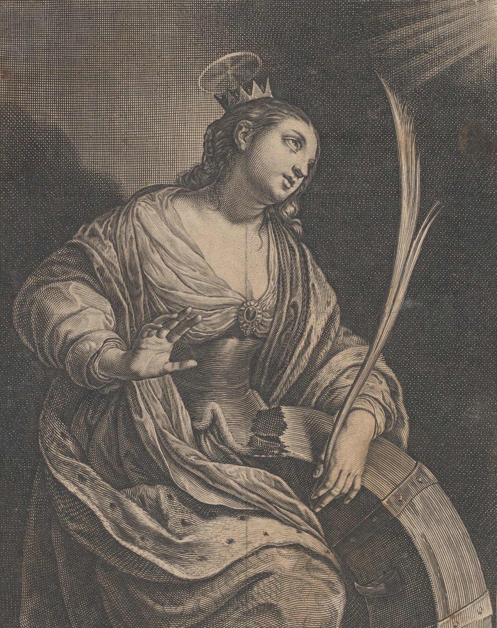 Svatá Kateřina Alexandrijská, ca. 1630. od Charles David