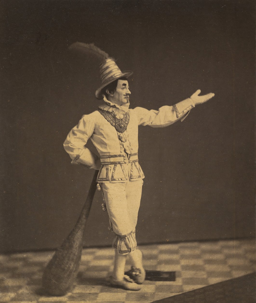 Klaun, ca. 1860. od Charles De Forest Fredricks