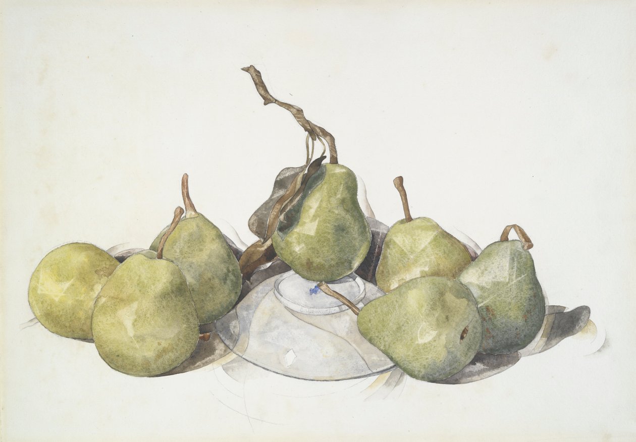 Zelené hrušky od Charles Demuth