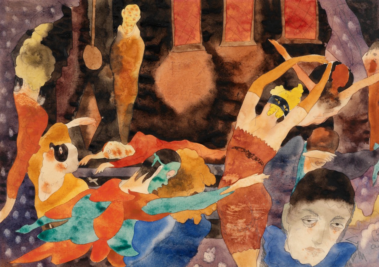 Maska rudé smrti od Charles Demuth