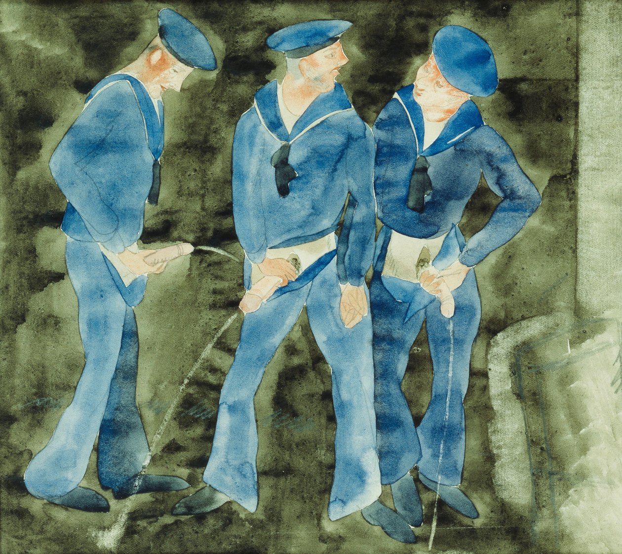 Tři námořníci od Charles Demuth