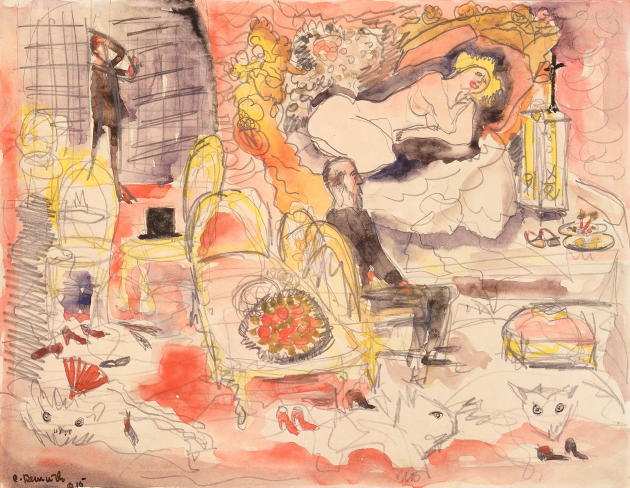 Zolas Nana, 1910 od Charles Demuth
