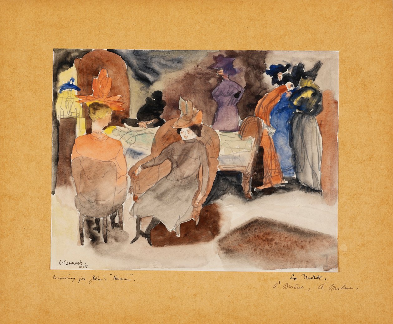 Zolas Nana, 1915 od Charles Demuth