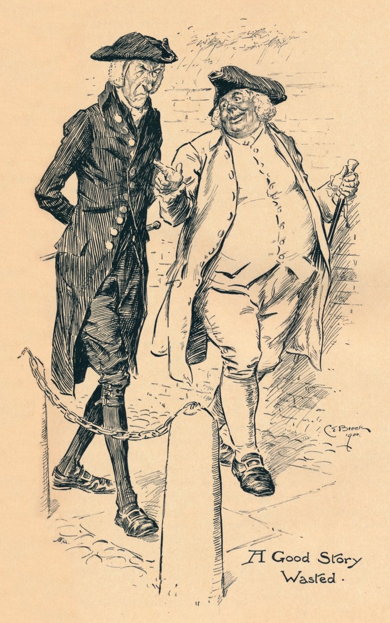 A Good Story Wasted, c1900 od Charles Edmund Brock