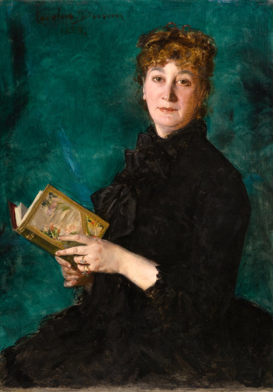Madame Pauline-Marie-Charlotte Carolus-Duran (1839-1912) od Charles Emile Auguste Carolus Duran