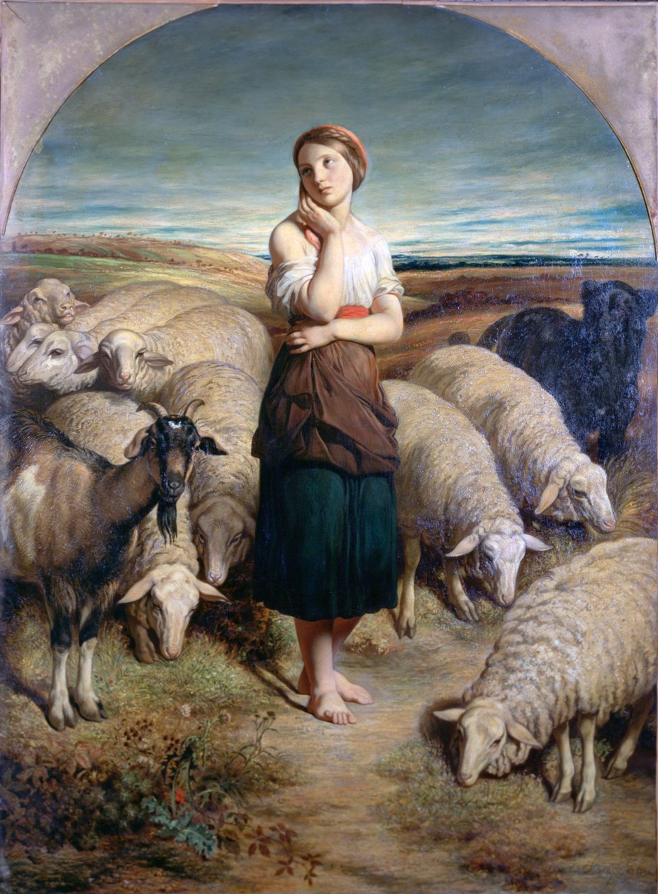 Saint Genevieve, C1810-1880 od Charles Emile Callande de Champmartin