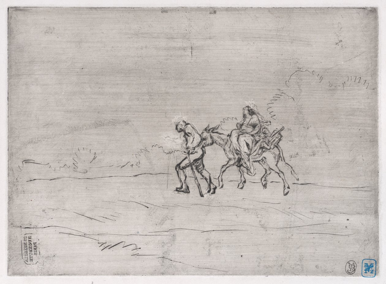 Let do Egypta, 1848. od Charles Emile Jacque