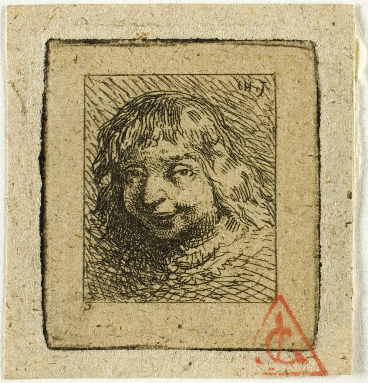 Hlava Bretonce od Charles Emile Jacque