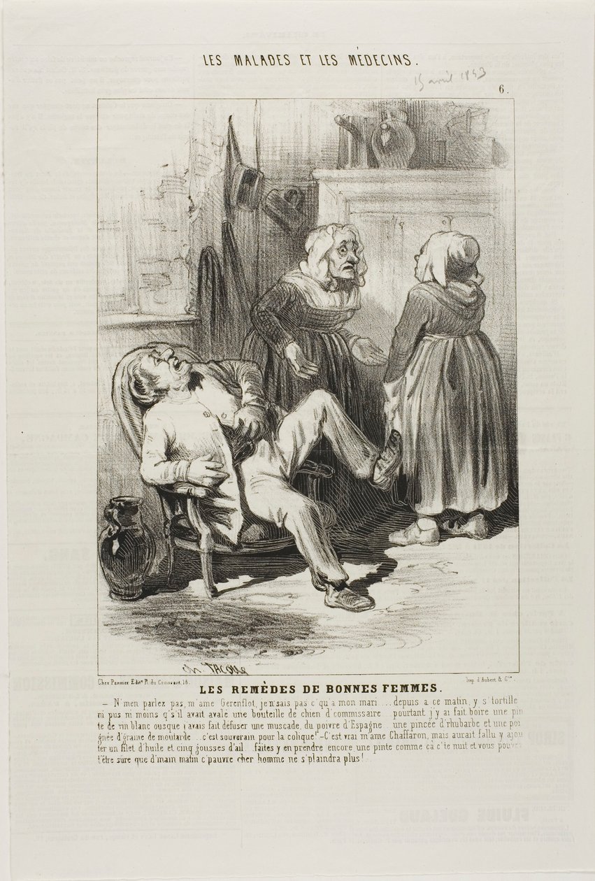 Staré ženské léky (deska 6) od Charles Emile Jacque