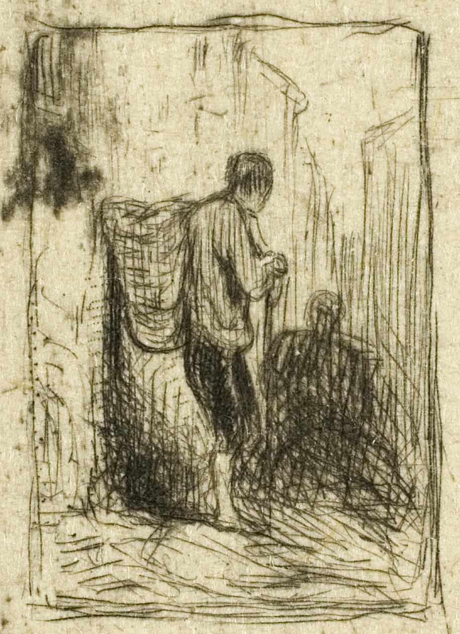 Sběrač hadrů od Charles Emile Jacque
