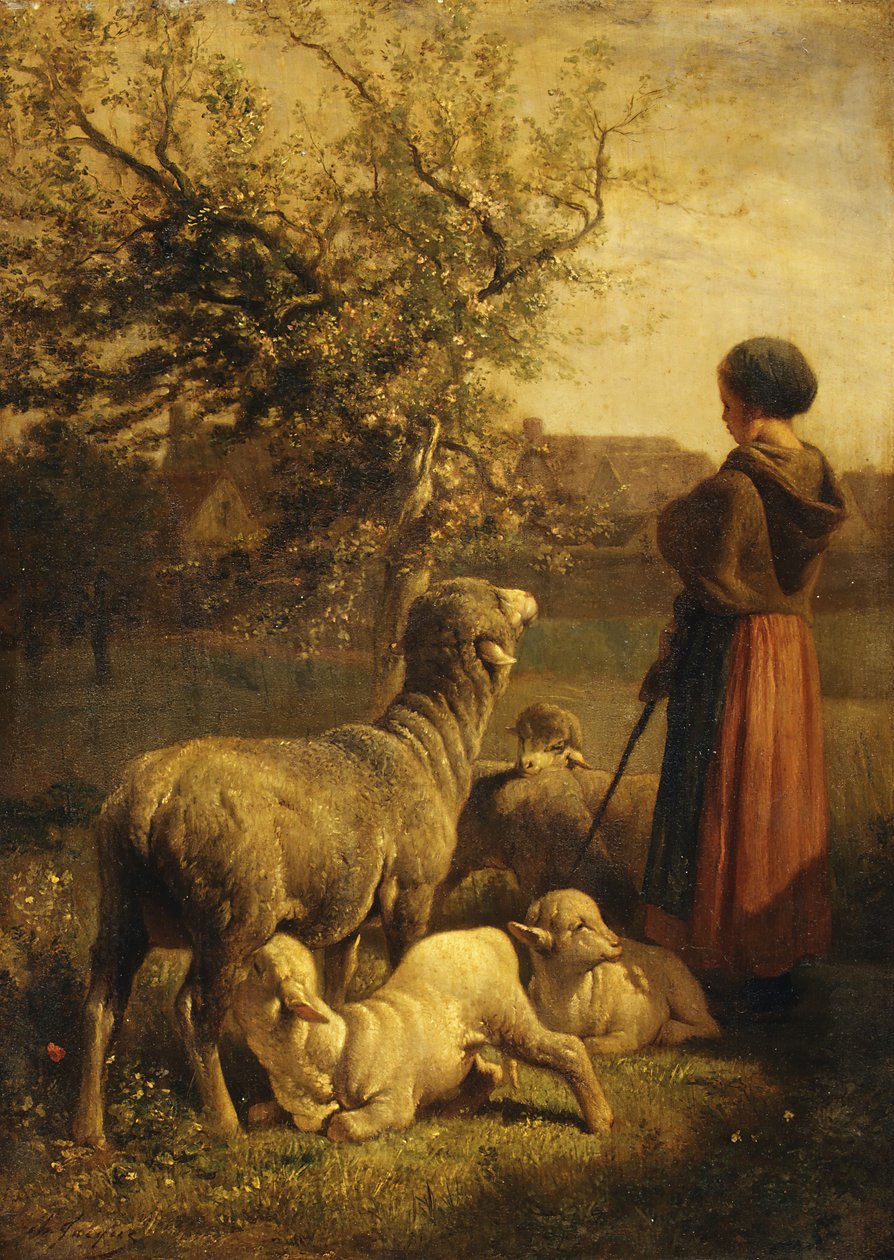 Jaro. od Charles Emile Jacque