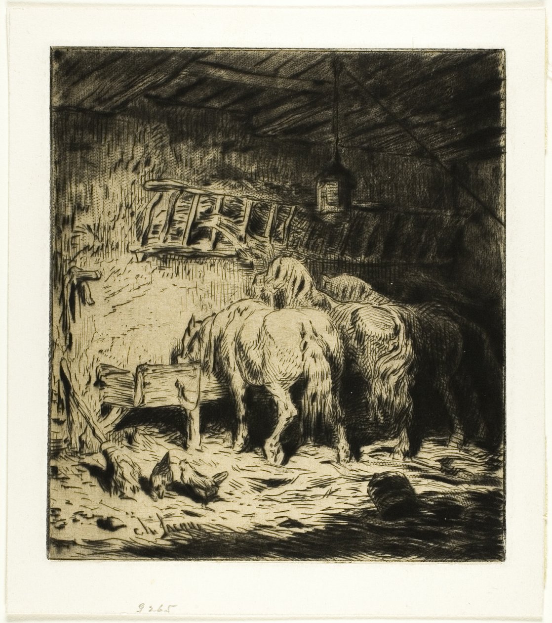 Stabilní od Charles Emile Jacque