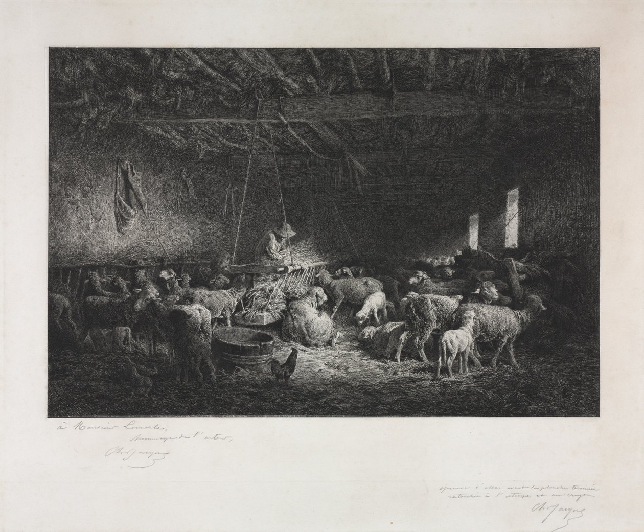 Stabilní od Charles Emile Jacque