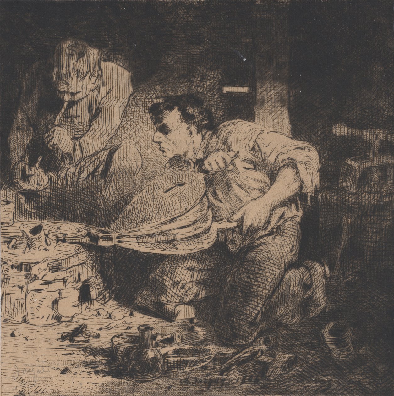 Padělatelé, 1843. od Charles Emile Jacque