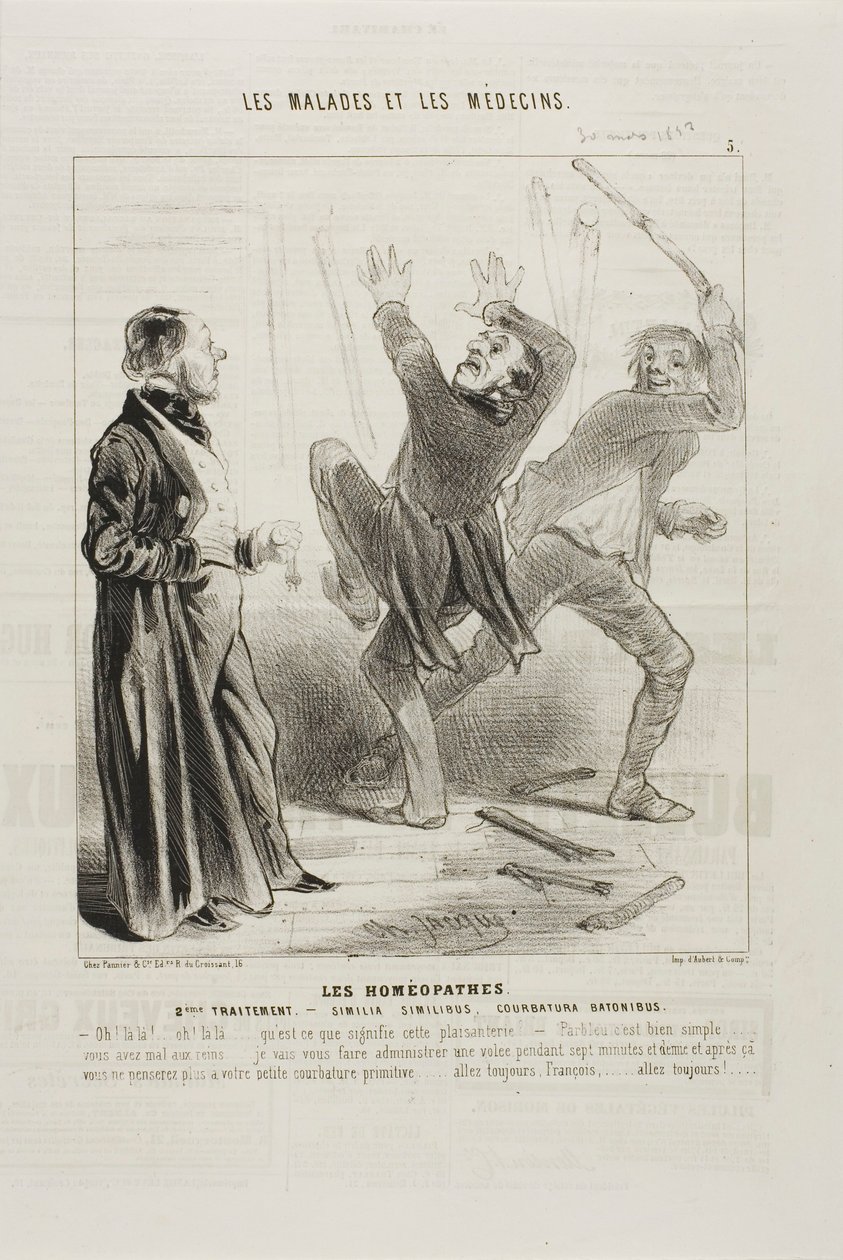 Homeopati: (deska 5) od Charles Emile Jacque