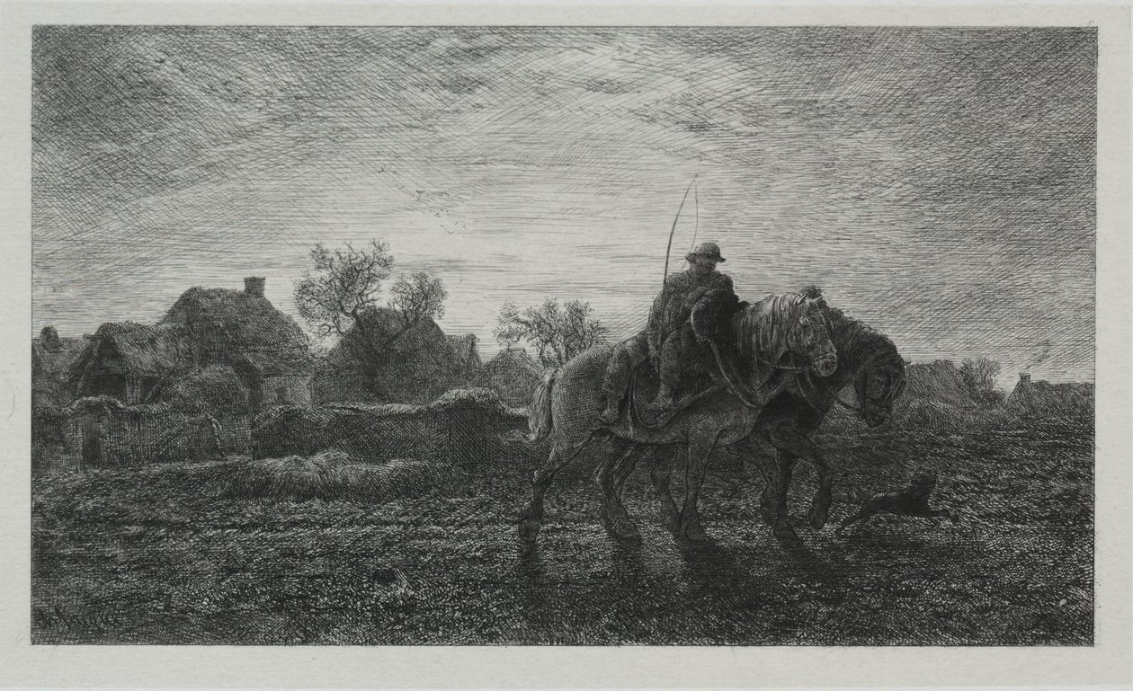 Ráno od Charles Emile Jacque