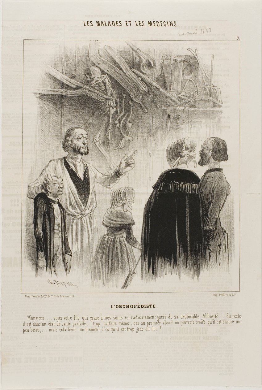 Ortoped (deska 9) od Charles Emile Jacque
