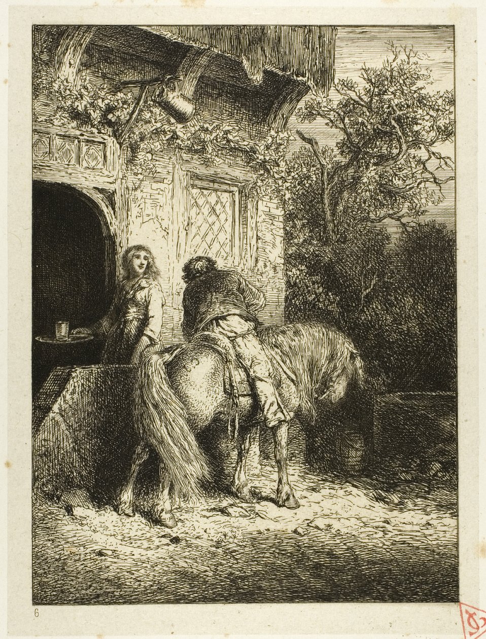 Jezdec od Charles Emile Jacque