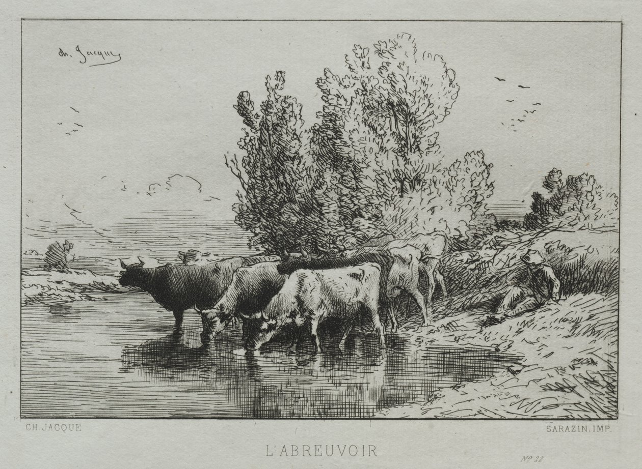 Napajedlo od Charles Emile Jacque