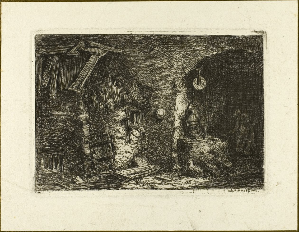 Studna od Charles Emile Jacque