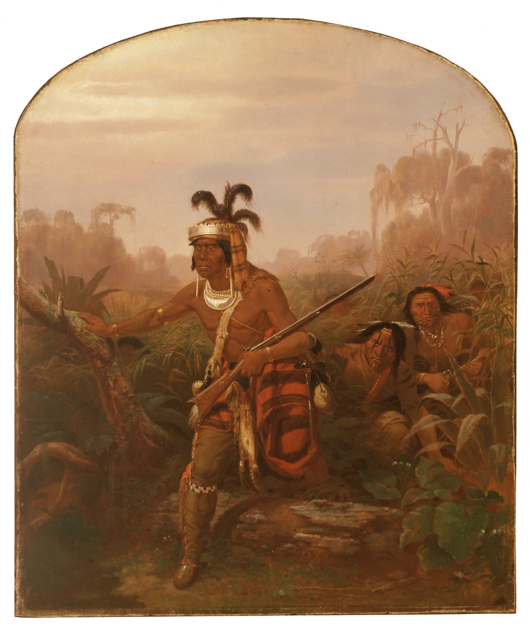 Náčelník Billy Bowlegs od Charles Ferdinand Wimar