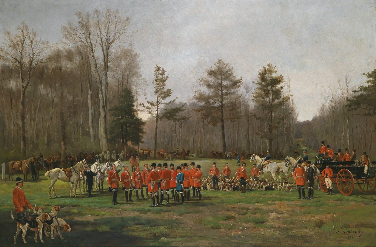 Před honem na lišku od Charles Fernand de Condamy
