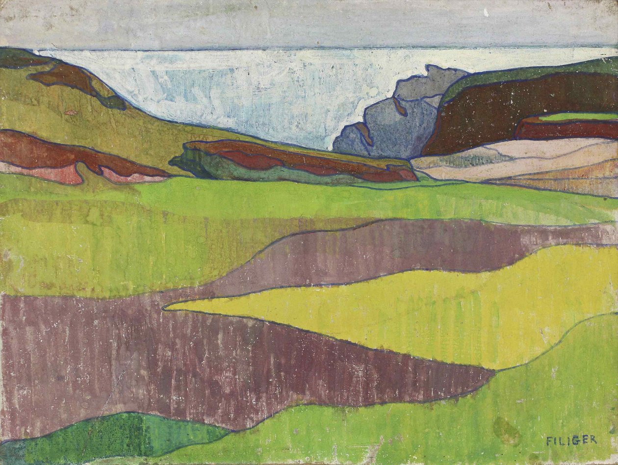 Paysage rocheux, Le Pouldu, ca 1891. od Charles Filiger