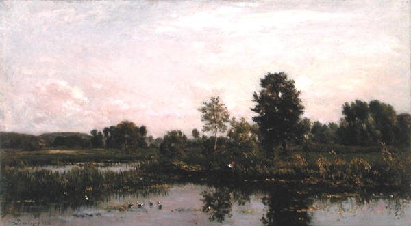 Ohyb řeky Oise od Charles Francois Daubigny
